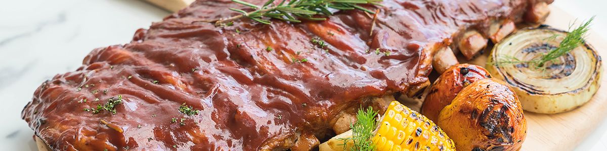 Costine con salsa barbecue