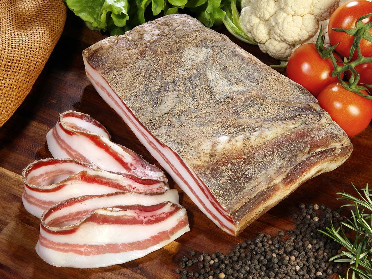 Pancetta pepata